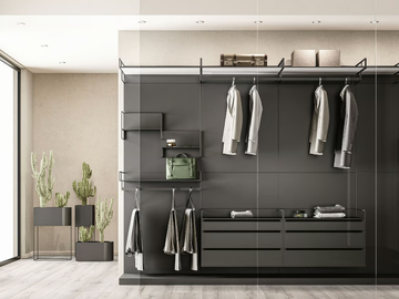 CADDY WARDROBE - Custom metal walk-in wardrobe by Ronda Design - view 2